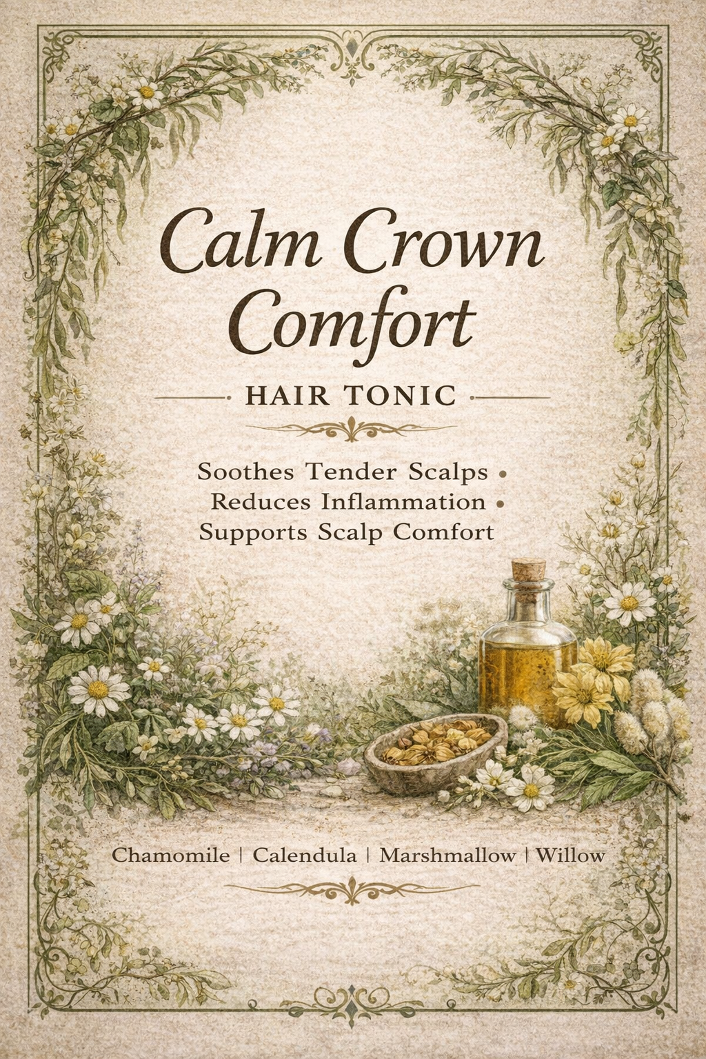 Calm Crown Comfort Hair Tonic