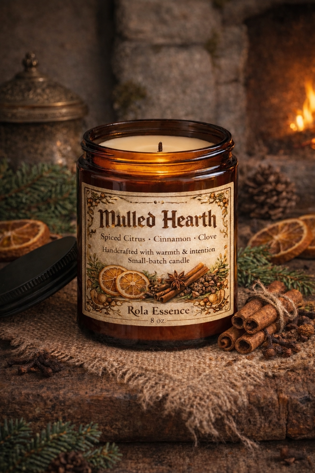 Mulled Hearth Candle