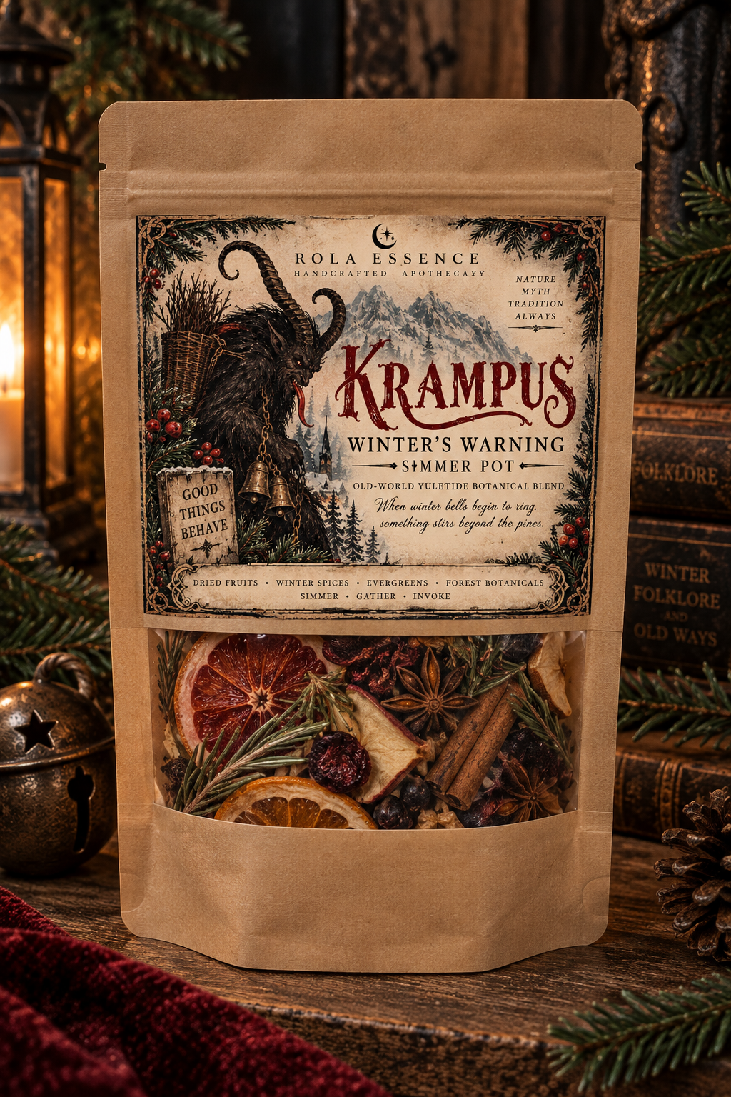 Krampus Simmer Pot – Winter’s Warning
