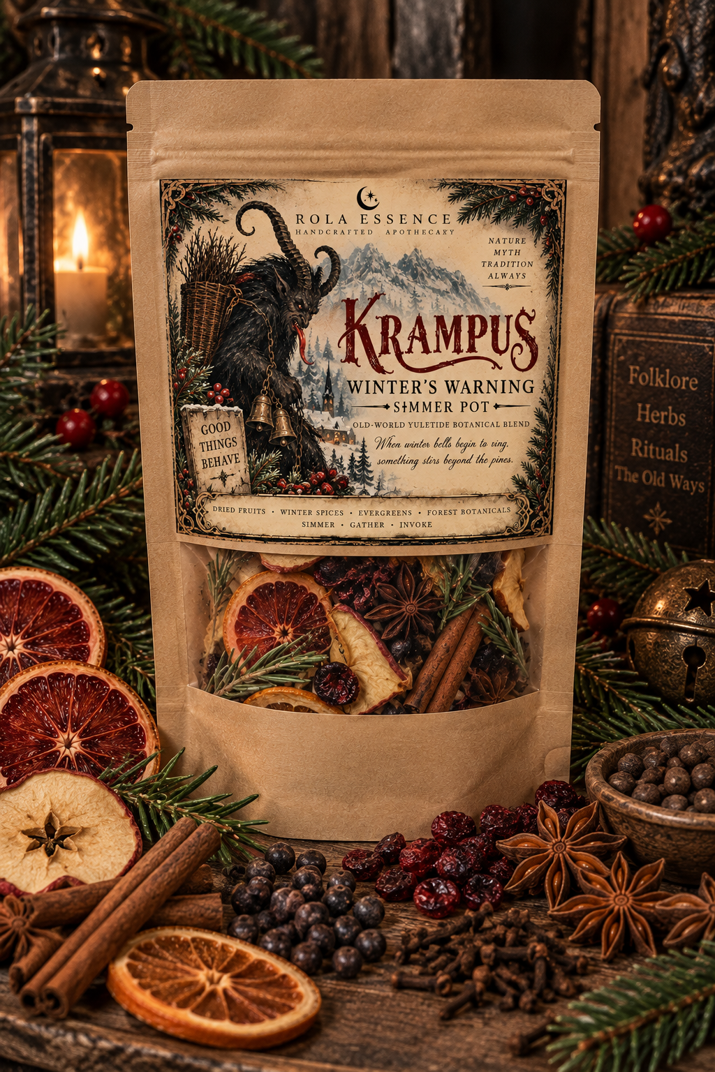 Krampus Simmer Pot – Winter’s Warning
