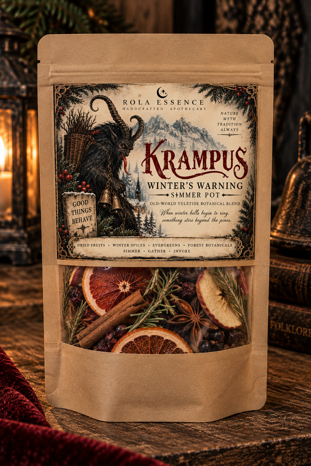 Krampus Simmer Pot – Winter’s Warning