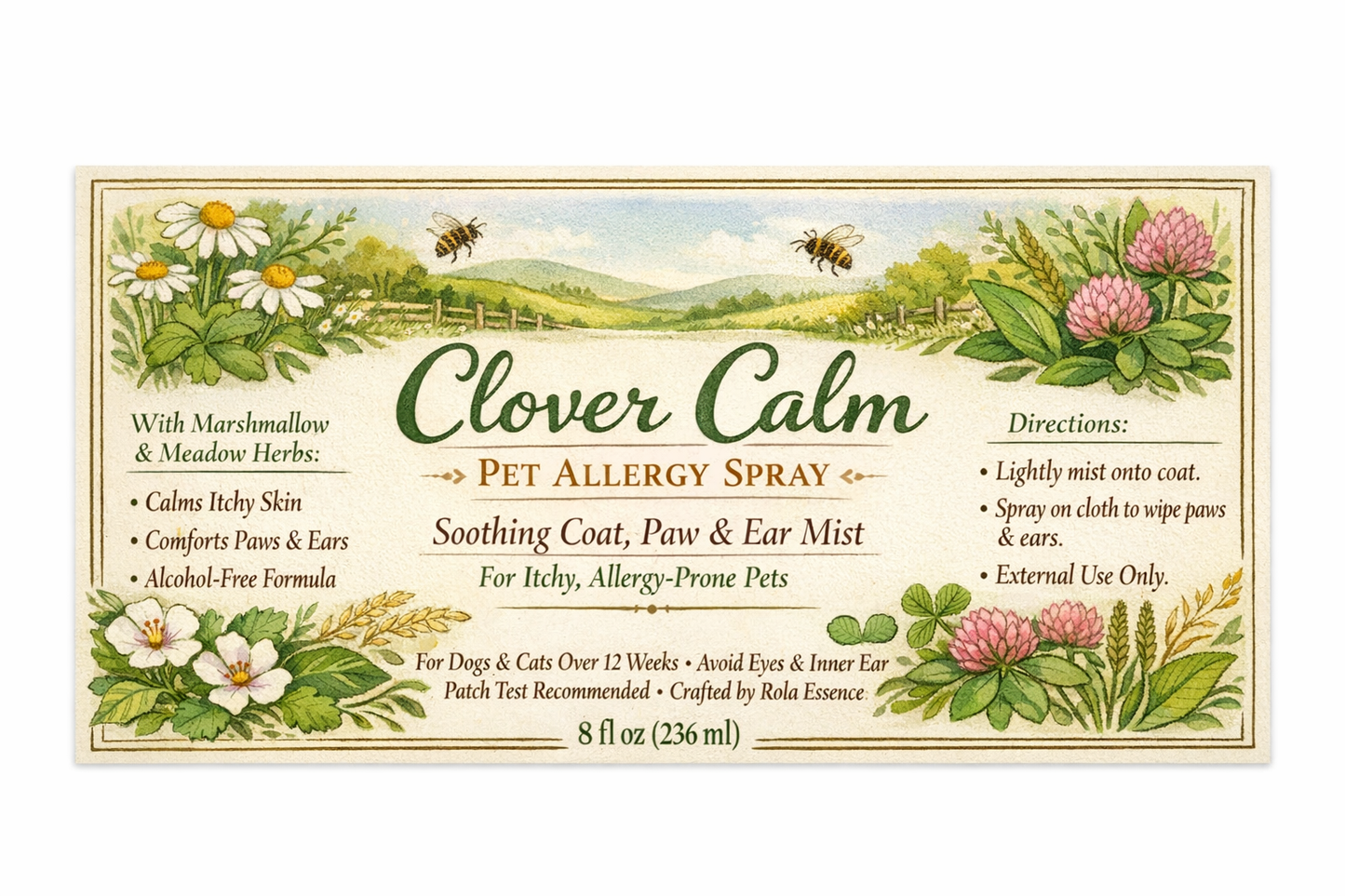 Clover Calm - Pet Allergy Spray
