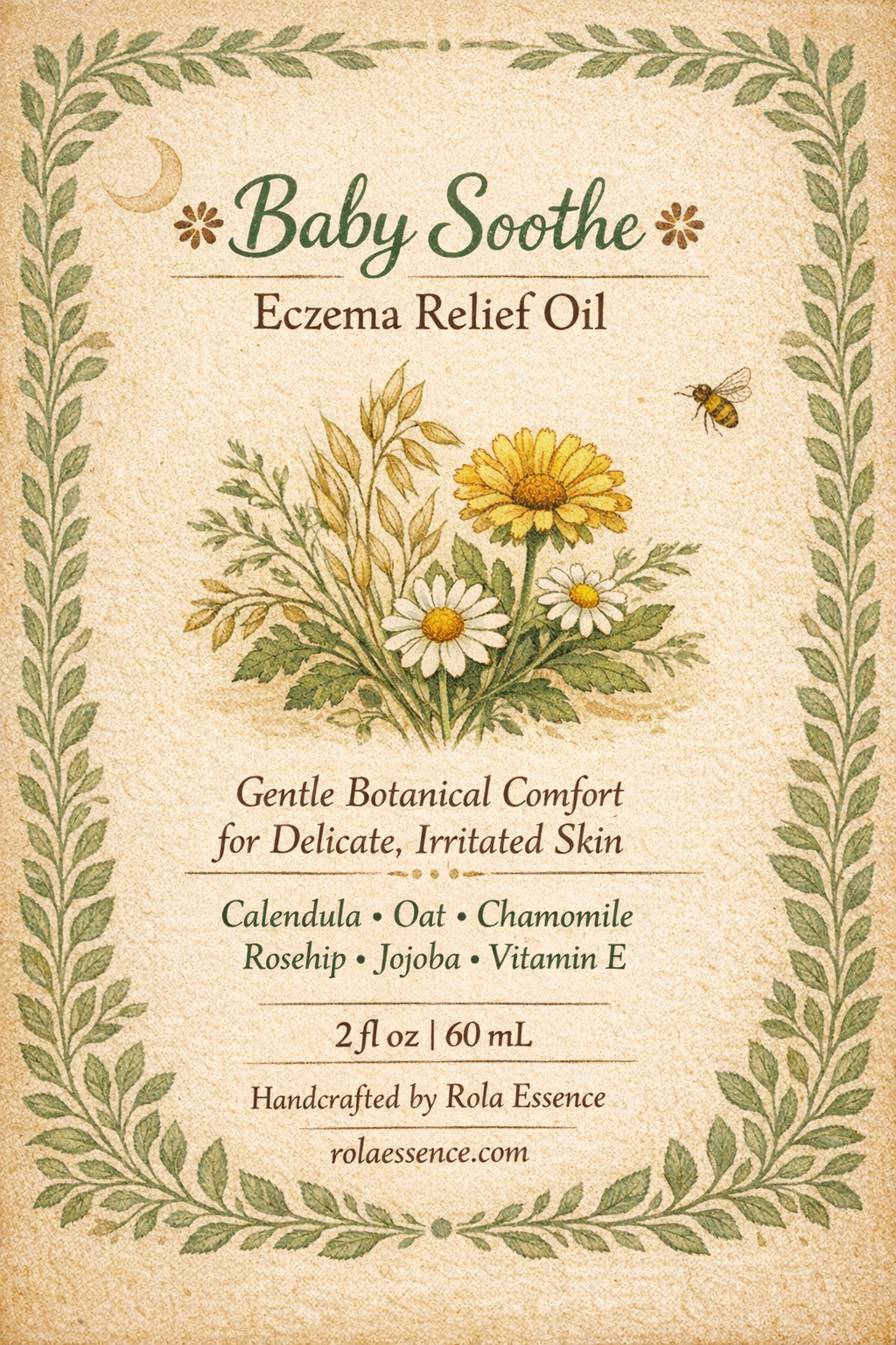 Baby Soothe Eczema Relief Oil
