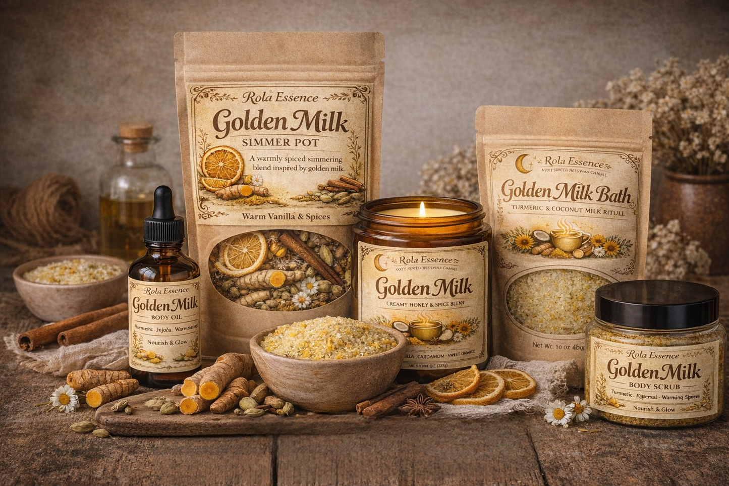 Golden Milk Ritual Collection Product Bundle