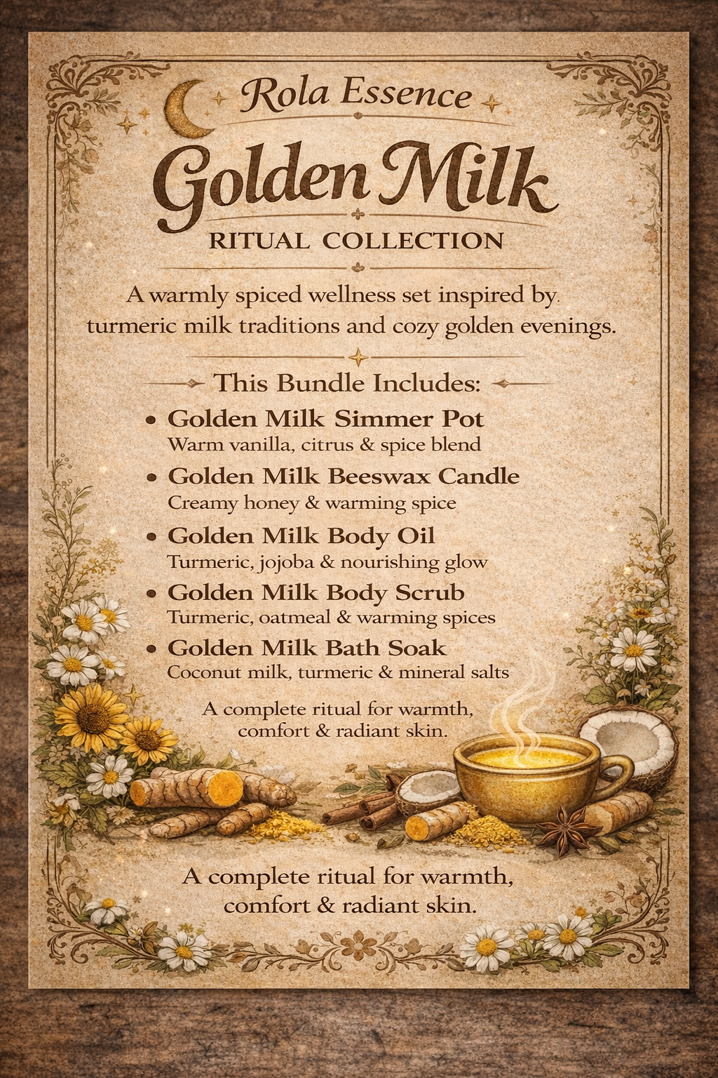 Golden Milk Ritual Collection Product Bundle