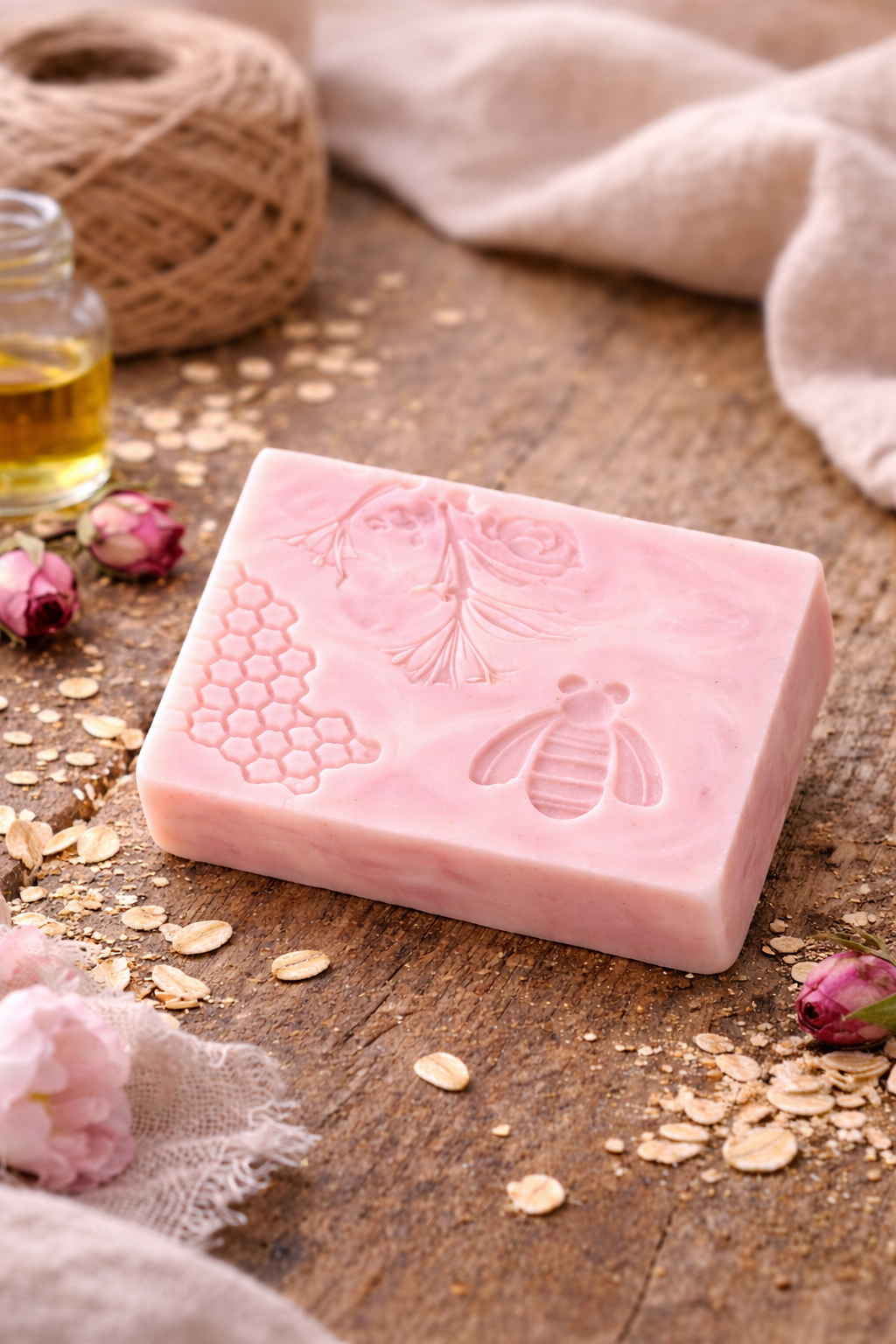 Blushing Rosy Oat Milk Soap