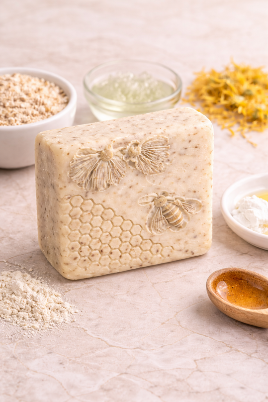 Milk & Meadow Soap - Gentle Calendula & Oat Cleansing Bar