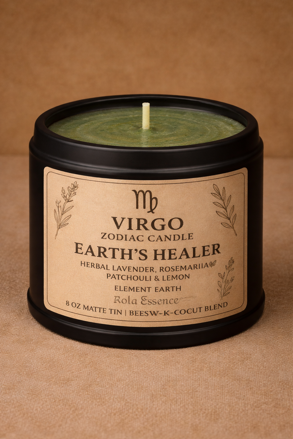 Virgo Zodiac Candle – Earth’s Healer