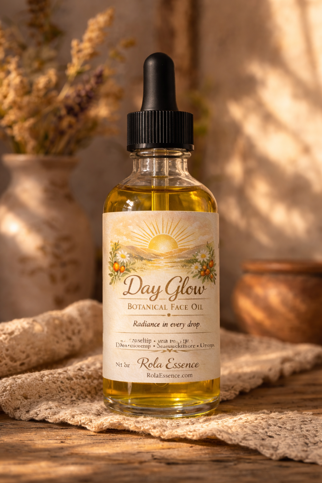 Day Glow - Hydrating Morning Face Oil, Energizing & Brightening Oil