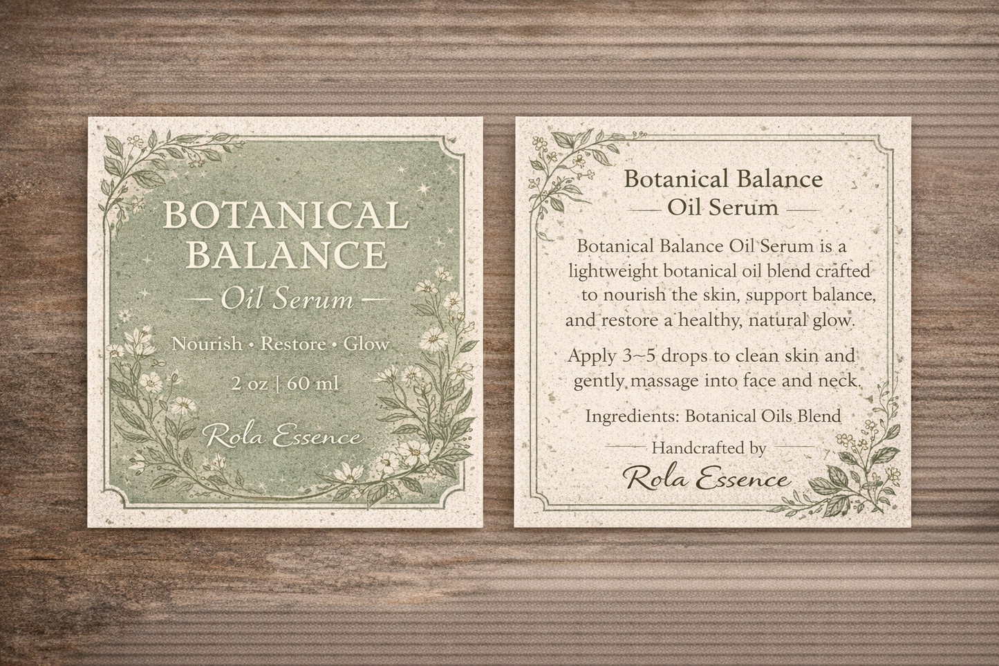 Botanical Balance Oil Serum - Oil Control, Calming, & Hydrating