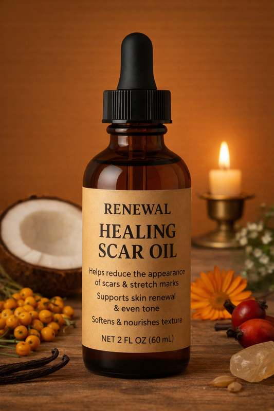 Renewal Healing Scar Oil - Regenerating, Healing, Antioxidant Rich