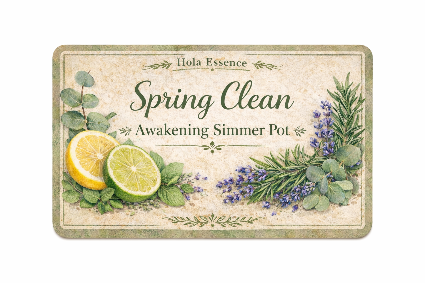 Spring Clean Awakening Simmer Pot - Refresh & Awaken Homes Energy