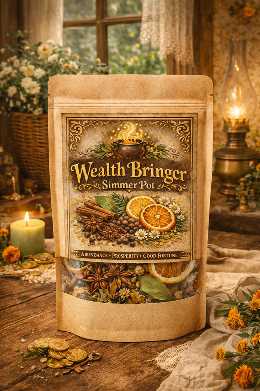 Wealth Bringer Simmer Pot - Welcoming Wealth, Abundance, & Prosperity