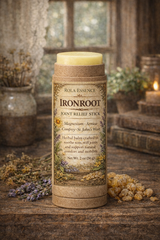 IronRoot Joint Relief Stick - Herbal Magnesium Balm for Sore & Stiff Joints