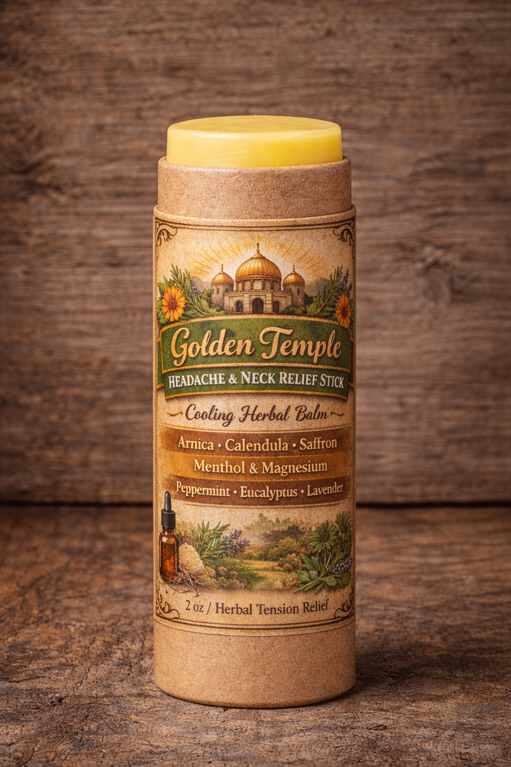 Golden Temple Headache & Neck Relief Stick