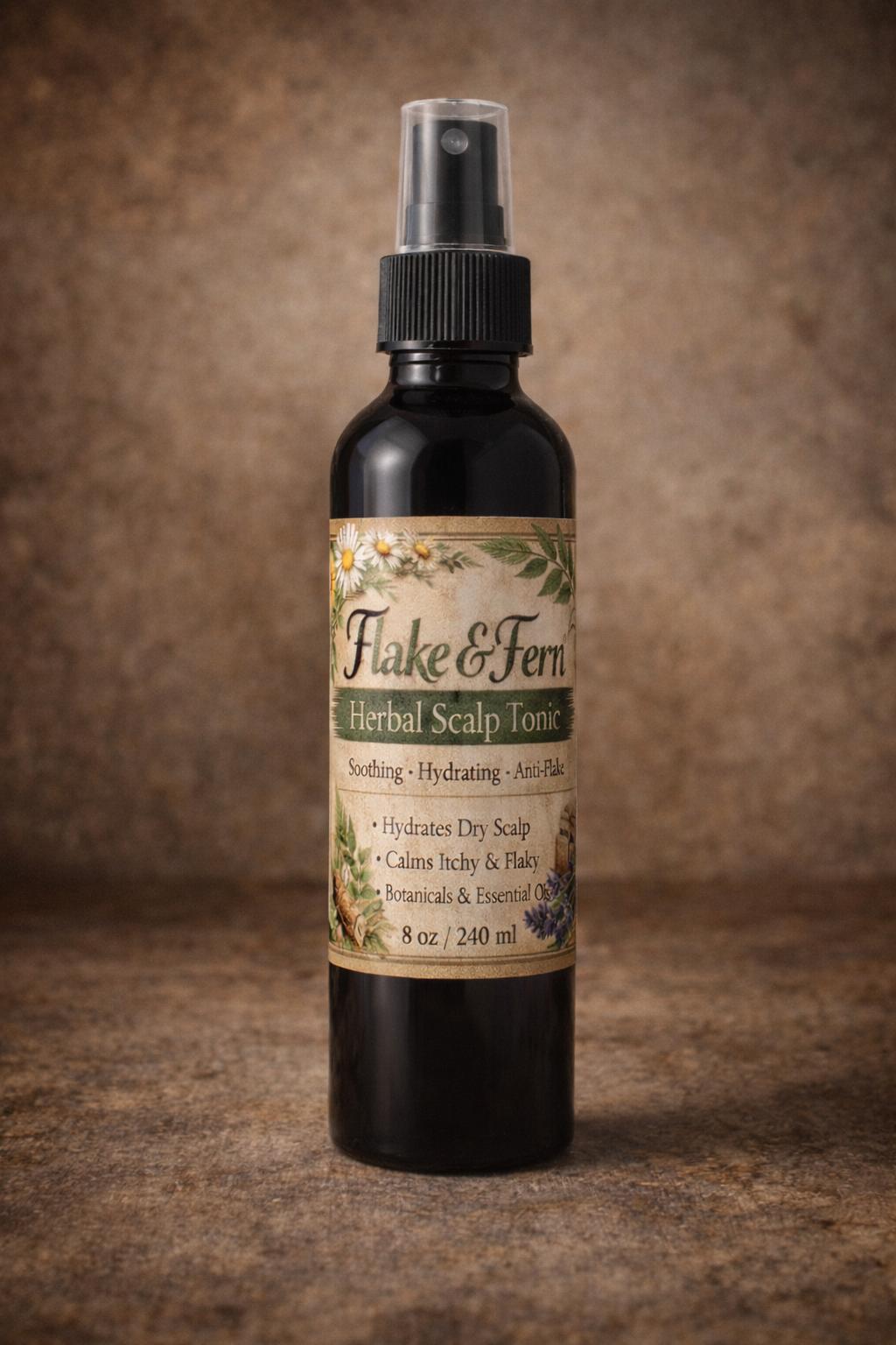 Flake & Fern Herbal Scalp Dandruff Tonic