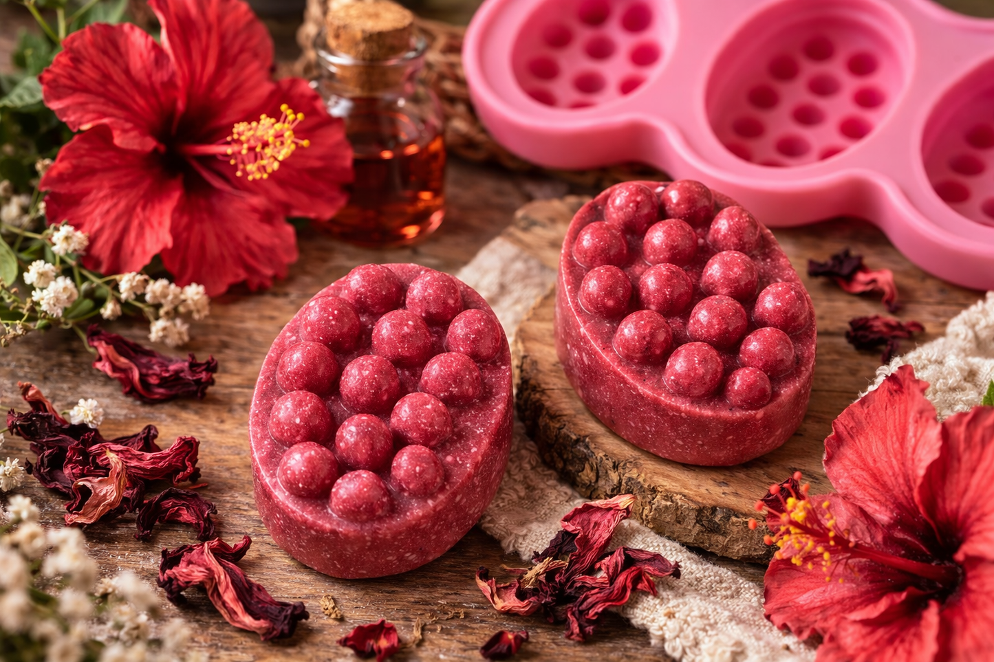 Hibiscus Bloom Hair Bar