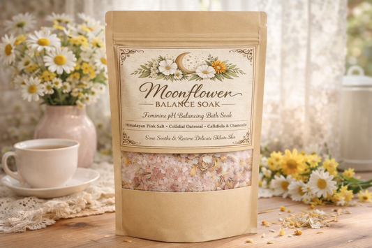Moonflower Balance Soak - Feminine PH balancing bath soak