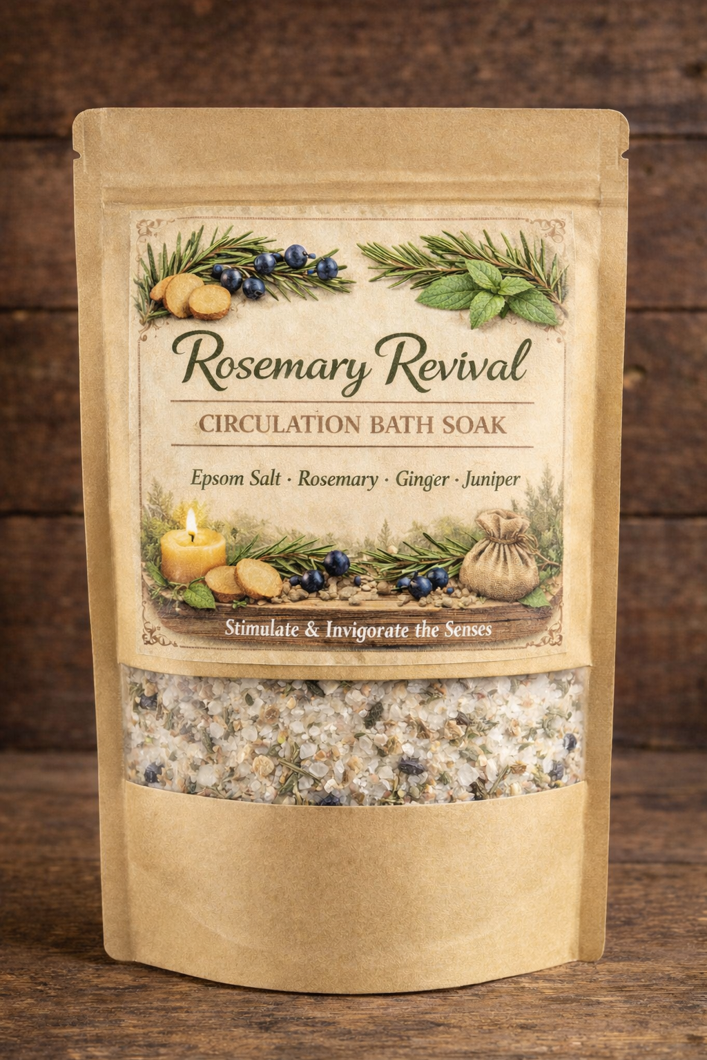 Rosemary Revival Circulation Bath Soak - Restore • Revive • Awaken