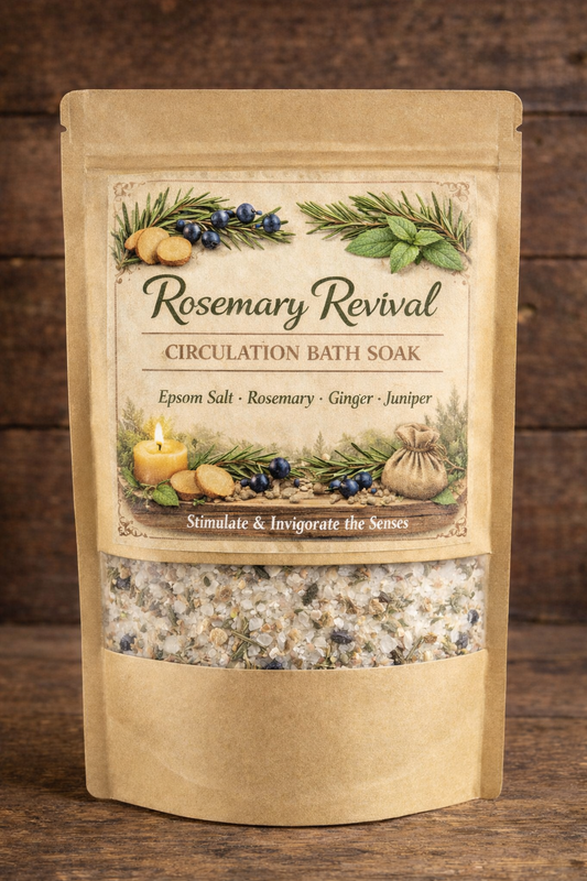 Rosemary Revival Circulation Bath Soak - Restore • Revive • Awaken