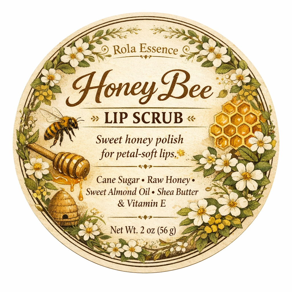 Honey Bee Lip Scrub - Gentle • Polish • Sweeten