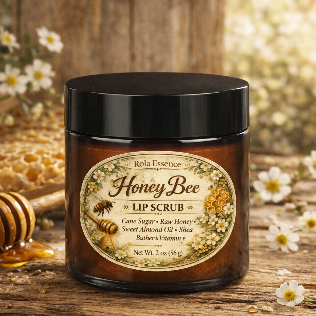 Honey Bee Lip Scrub - Gentle • Polish • Sweeten