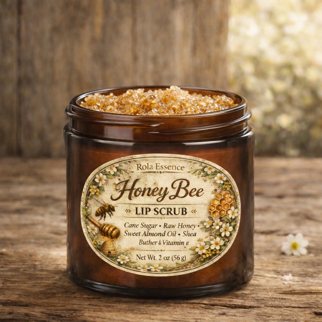 Honey Bee Lip Scrub - Gentle • Polish • Sweeten
