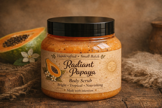Radiant Papaya Body Scrub - Radiant, Improve Skin Texture, Vitamin C Rich