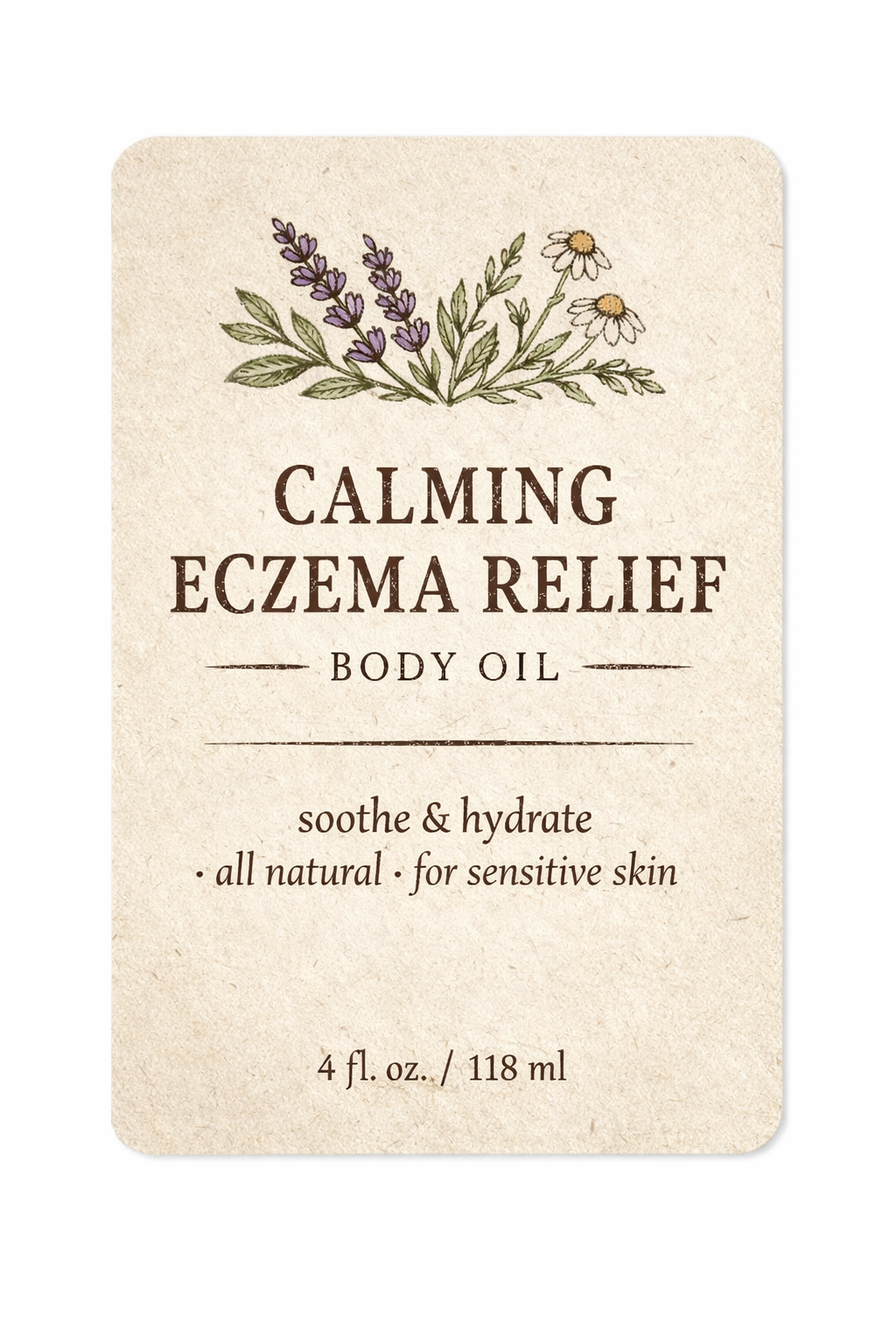 Calming Eczema Relief Body Oil