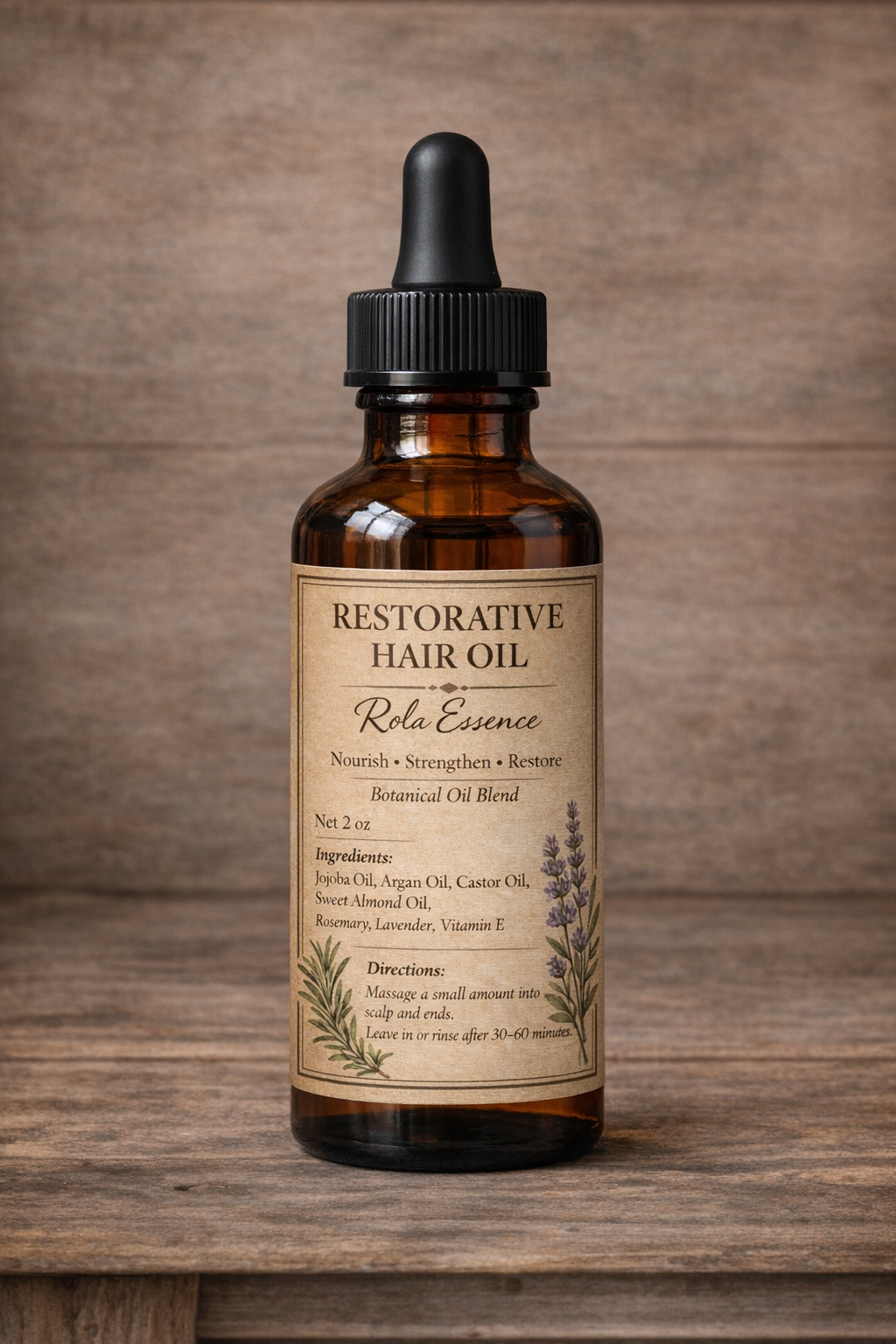 Restorative Hair Oil - Repairing, Strengthening, Hydrating