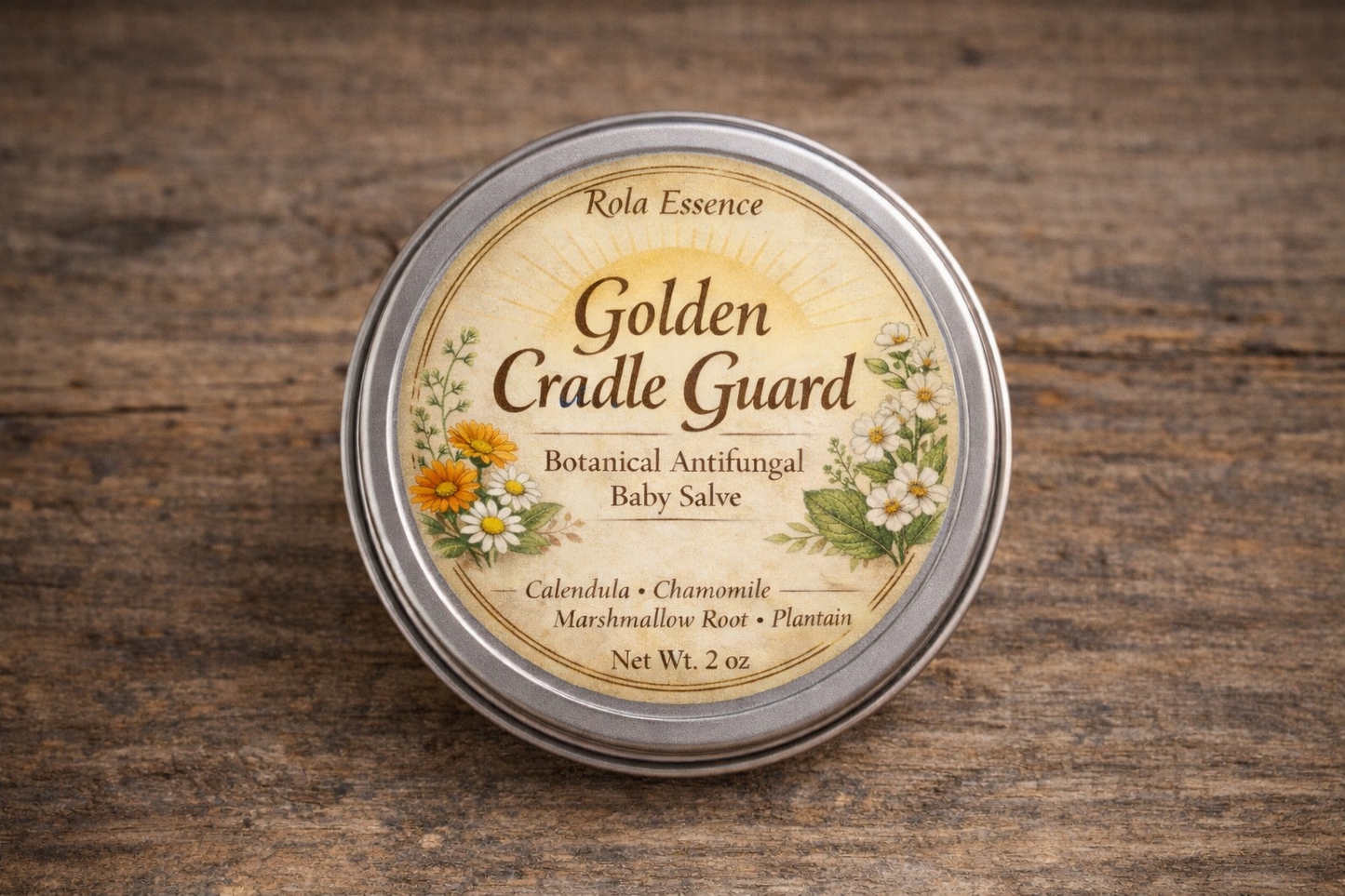 Golden Cradle Guard – Botanical Antifungal Baby Salve
