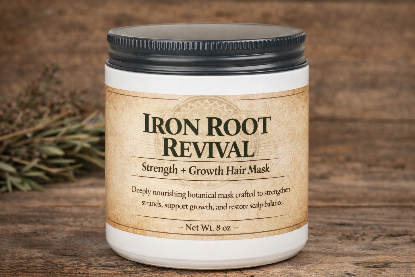 Iron Root Revival Hair Mask - Thickening, Strengthening, Nourishing