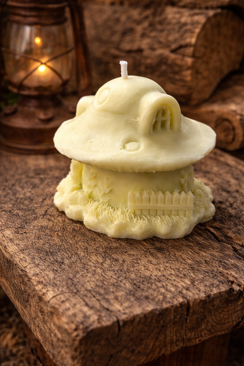 Toadstool Hearth Candle