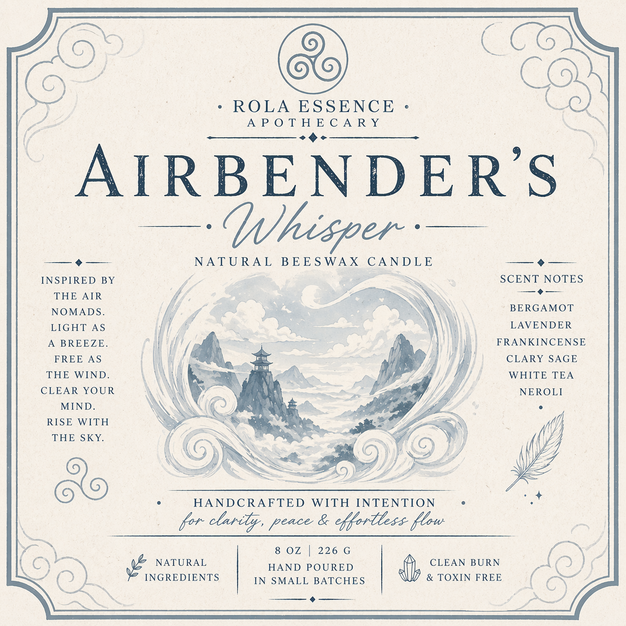 Airbender’s Whisper Candle
