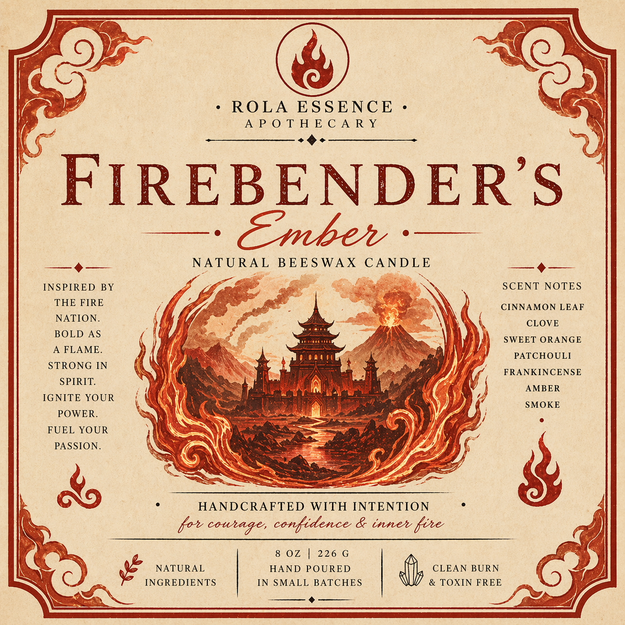 Firebender’s Ember Candle