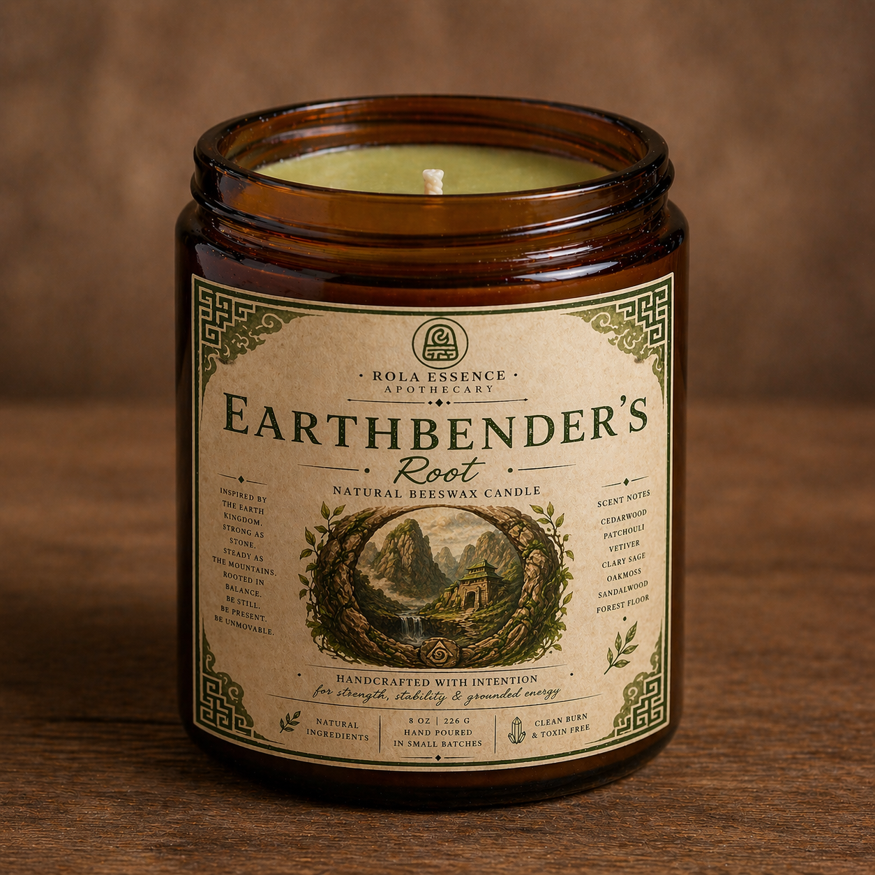 Earthbender’s Root Candle