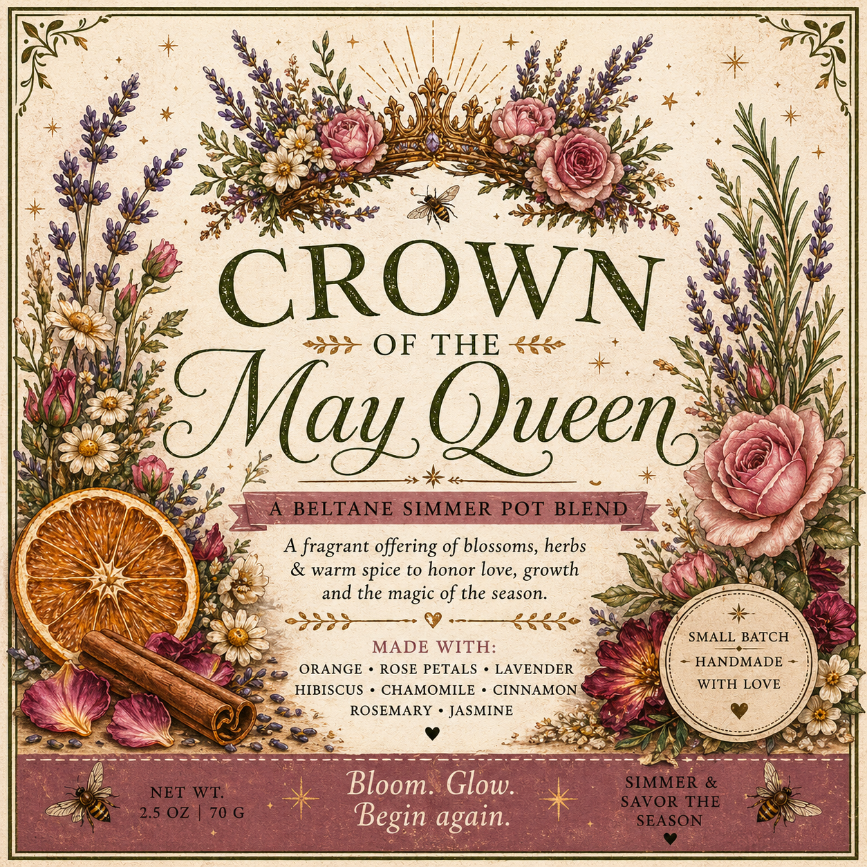 Crown of the May Queen Simmer Pot
