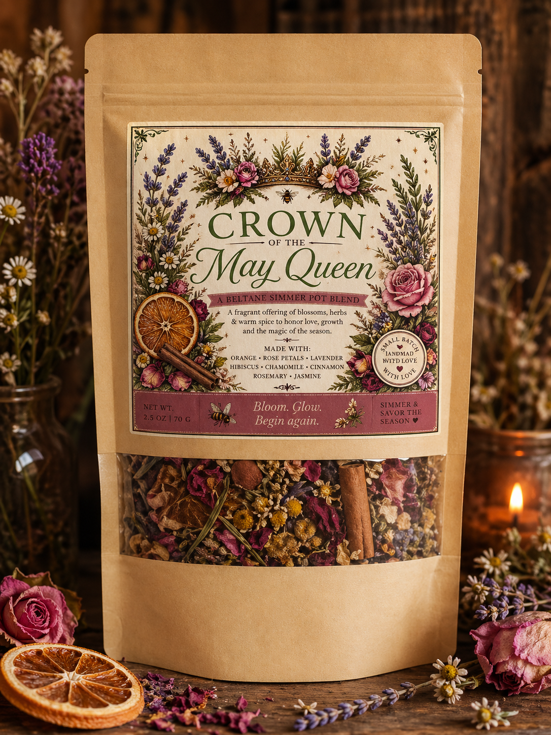 Crown of the May Queen Simmer Pot