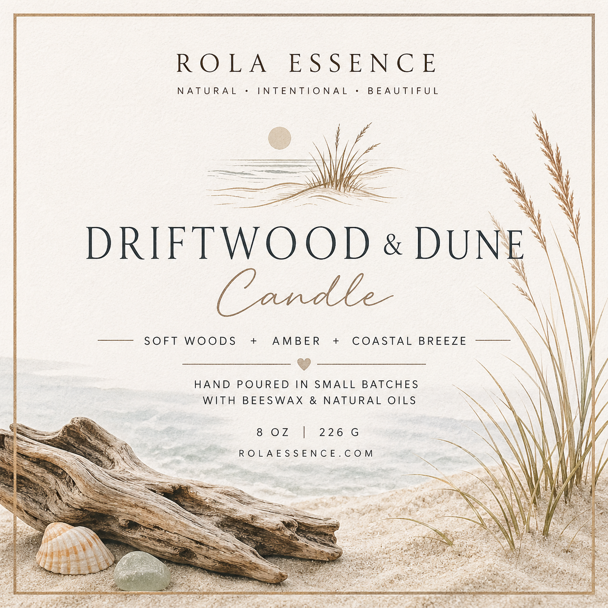 Driftwood & Dune Candle