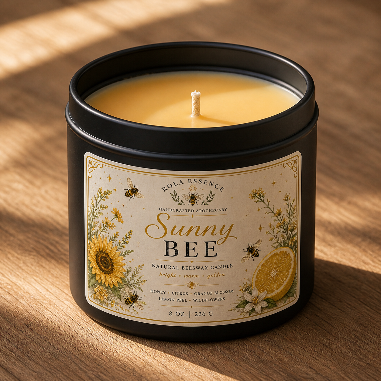 Sunny Bee Candle
