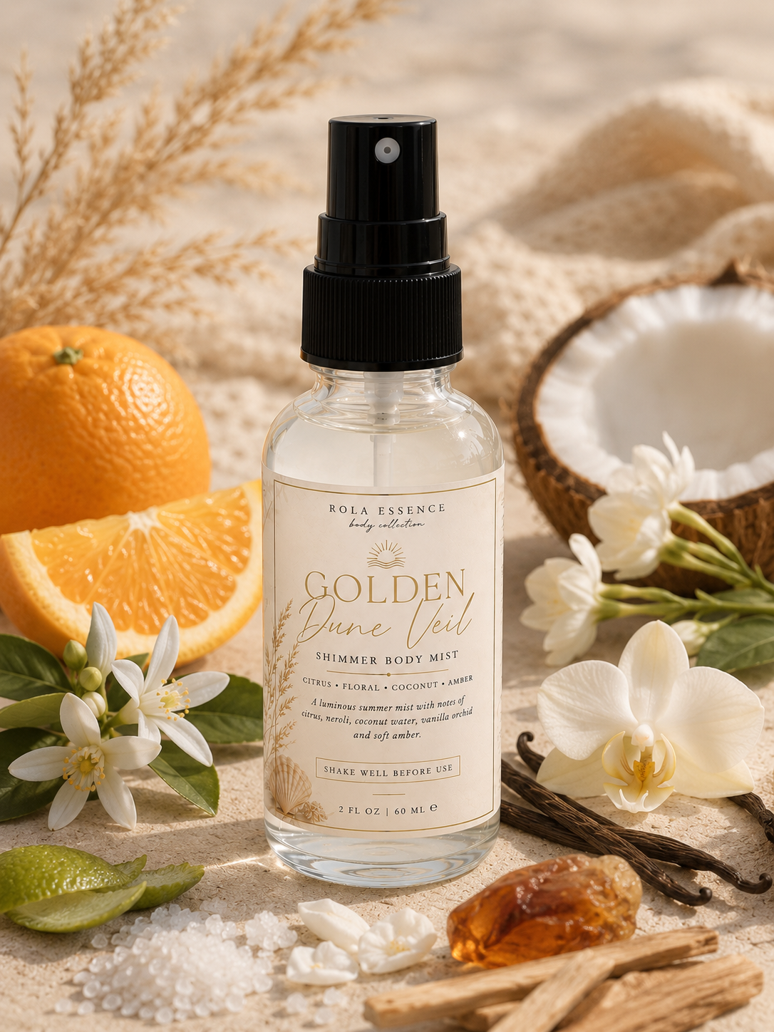 Golden Dune Veil Body Mist