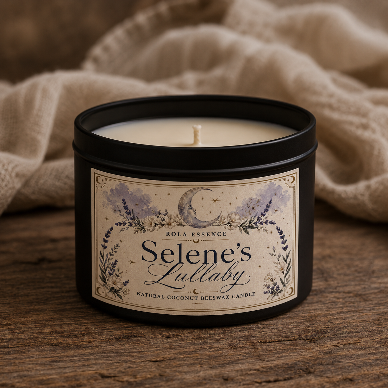 Selene’s Lullaby Beeswax Candle