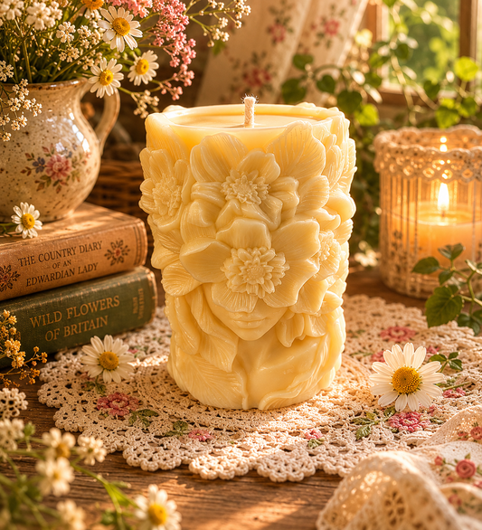 Wildflower Goddess Candle