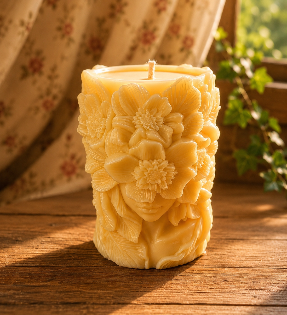 Wildflower Goddess Candle