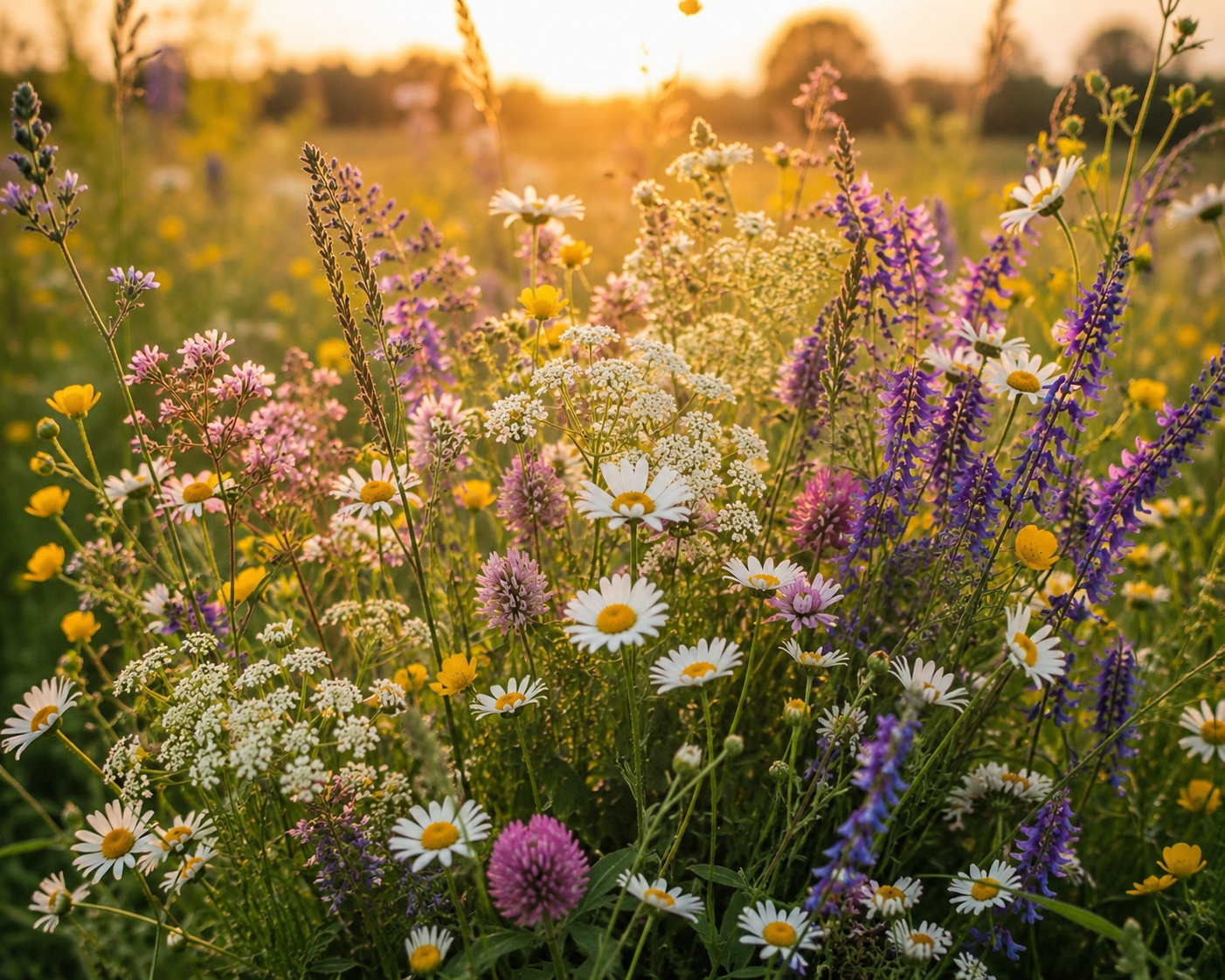 Wildflower Goddess Candle