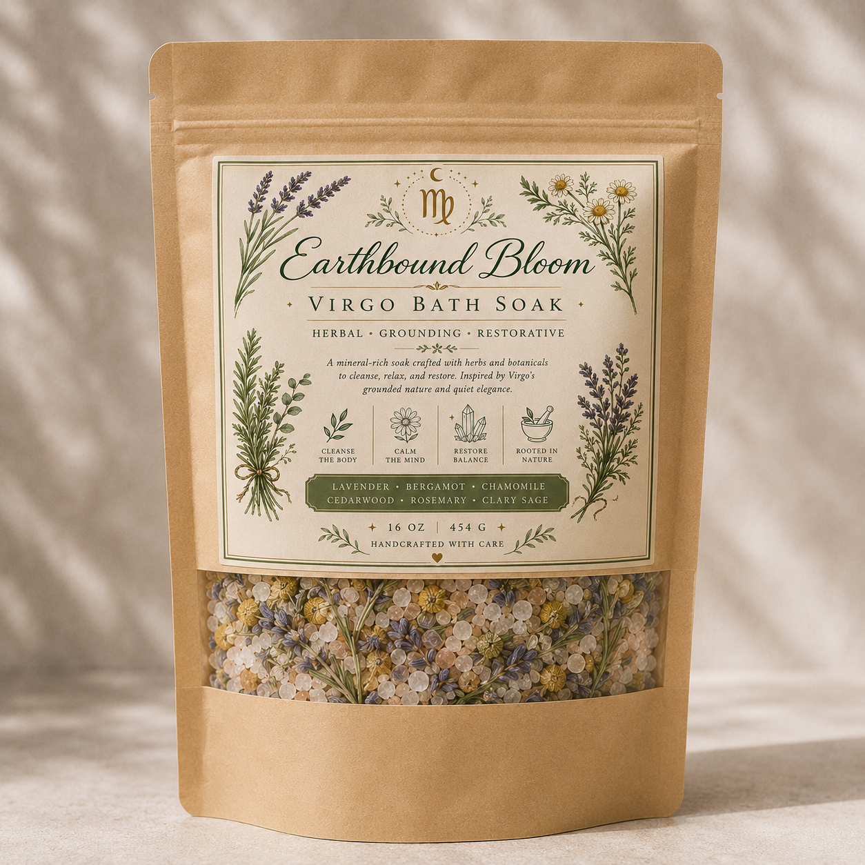 Earthbound Bloom - Virgo Bath Soak