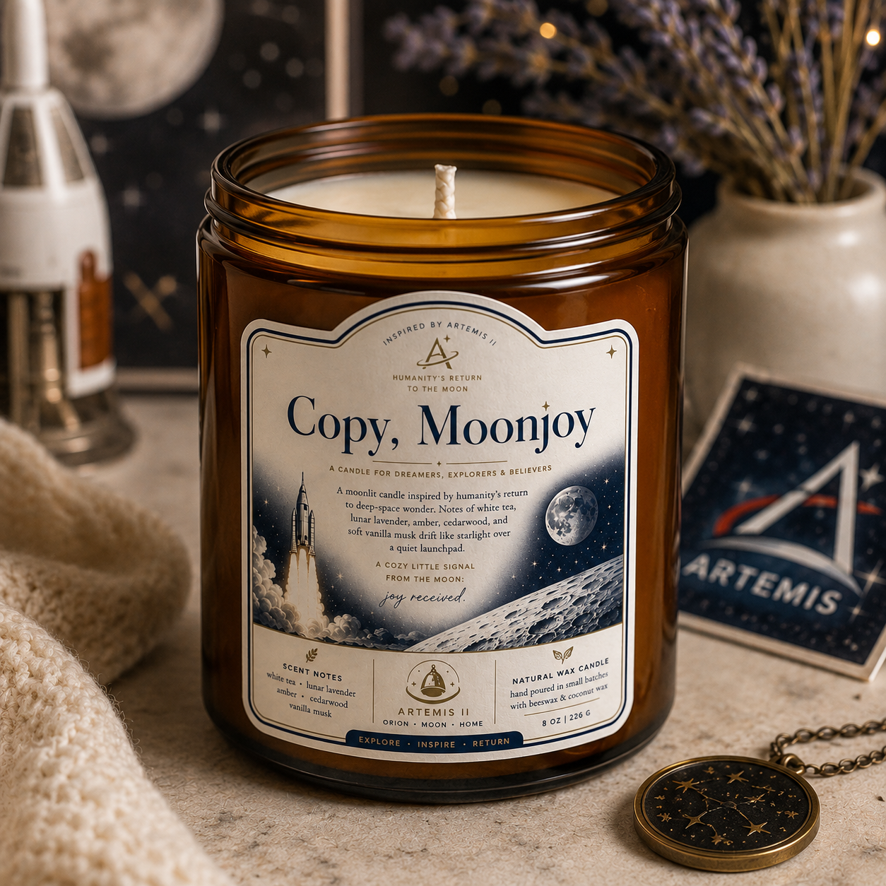 Copy, MoonJoy Candle