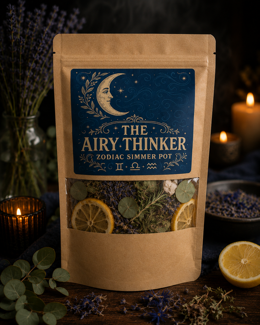 The Airy Thinker – Zodiac Simmer Pot Gemini • Libra • Aquarius