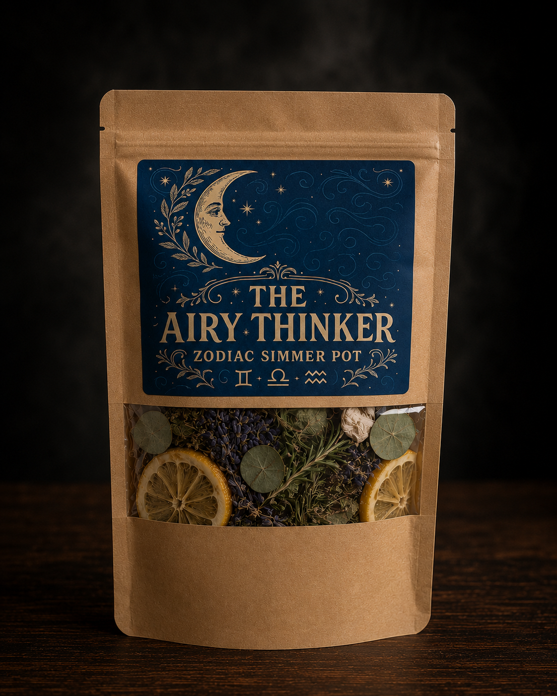 The Airy Thinker – Zodiac Simmer Pot Gemini • Libra • Aquarius