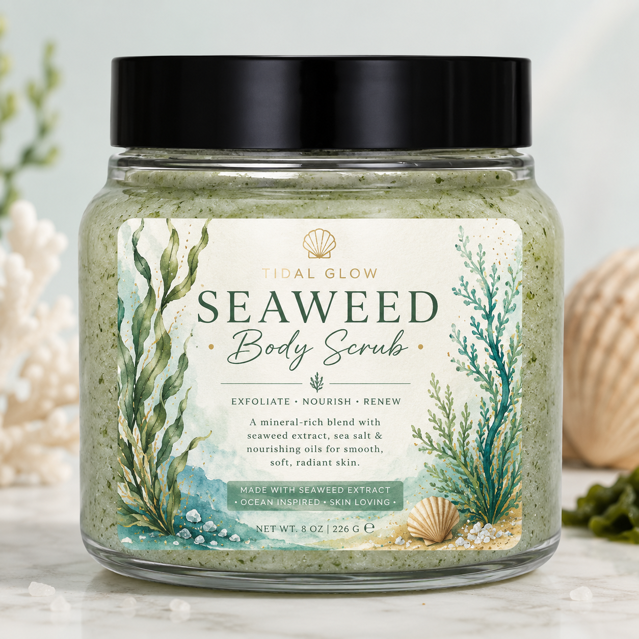 Tidal Glow Seaweed Body Scrub
